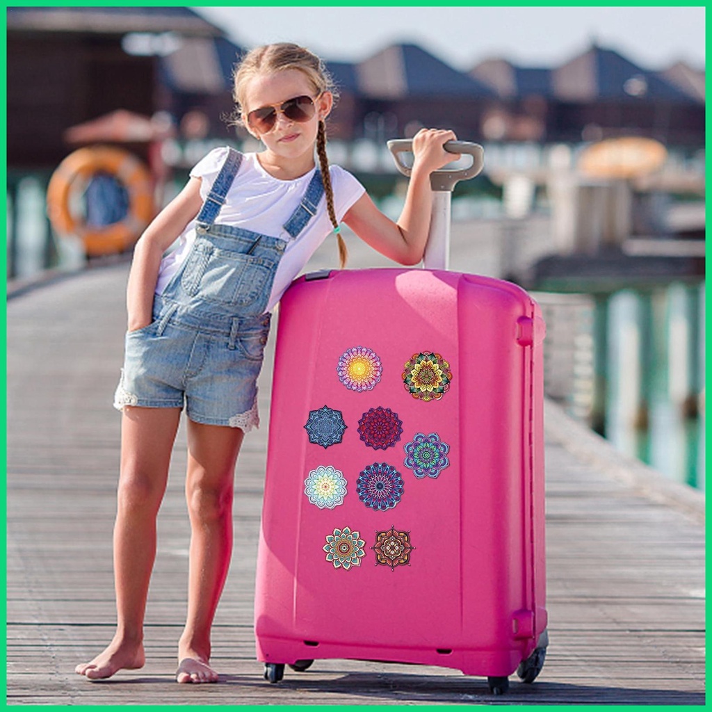 Bộ 50 Đề Can Dán Trang Trí Điện Thoại Chống Thấm Nước Nhiều Màu Dễ Thương