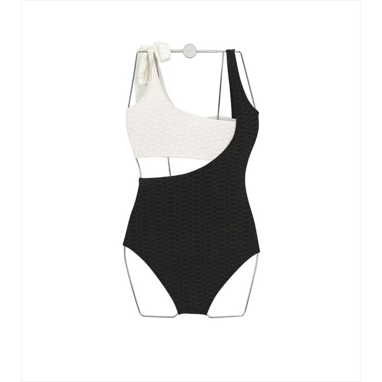 Mới Bikini Một Mảnh Hở Lưng Phối Màu Tương Phản Gợi Cảm Cho Nữ