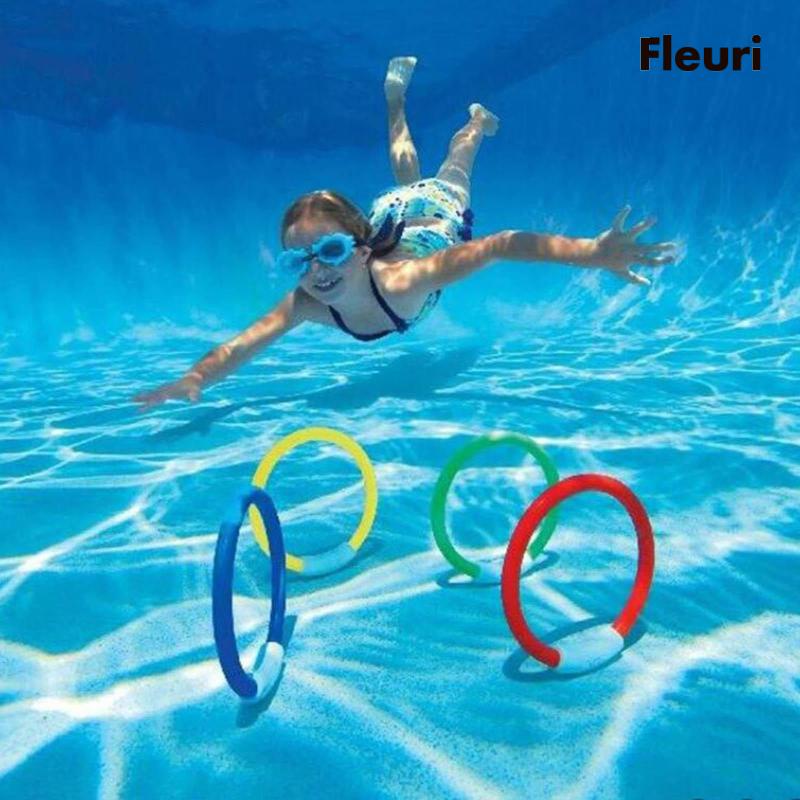 Set 4 Vòng Đồ Chơi Lặn Dưới Nước Dành Cho Trẻ Em