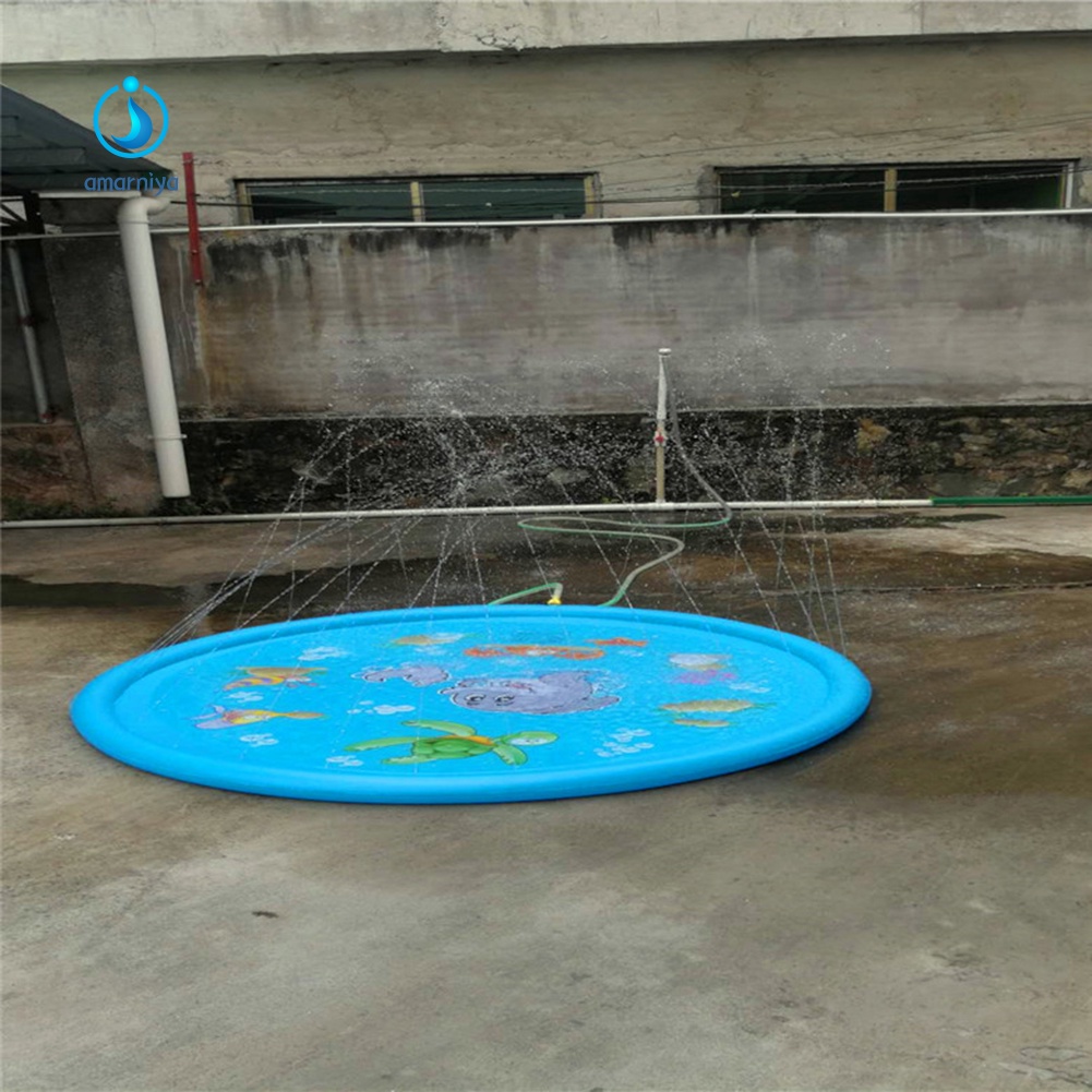 Thảm Bơm Hơi Phun Nước Dành Cho Trẻ Em Chơi Khi Đi Biển Mùa Hè