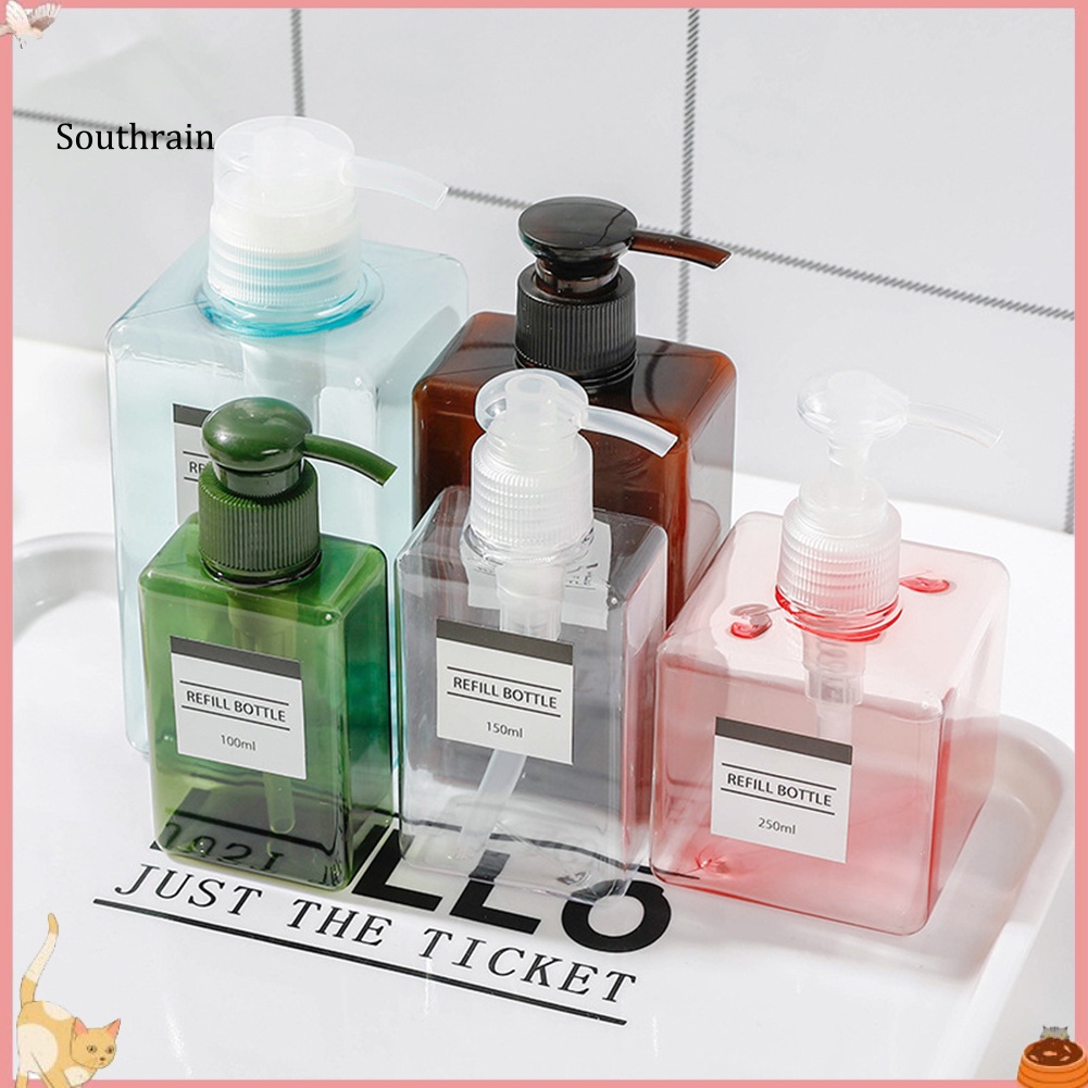 Bình Đựng Dầu Gội / Sữa Tắm Dạng Nhấn 100 / 150 / 250 / 280 / 450ml Tiện Dụng