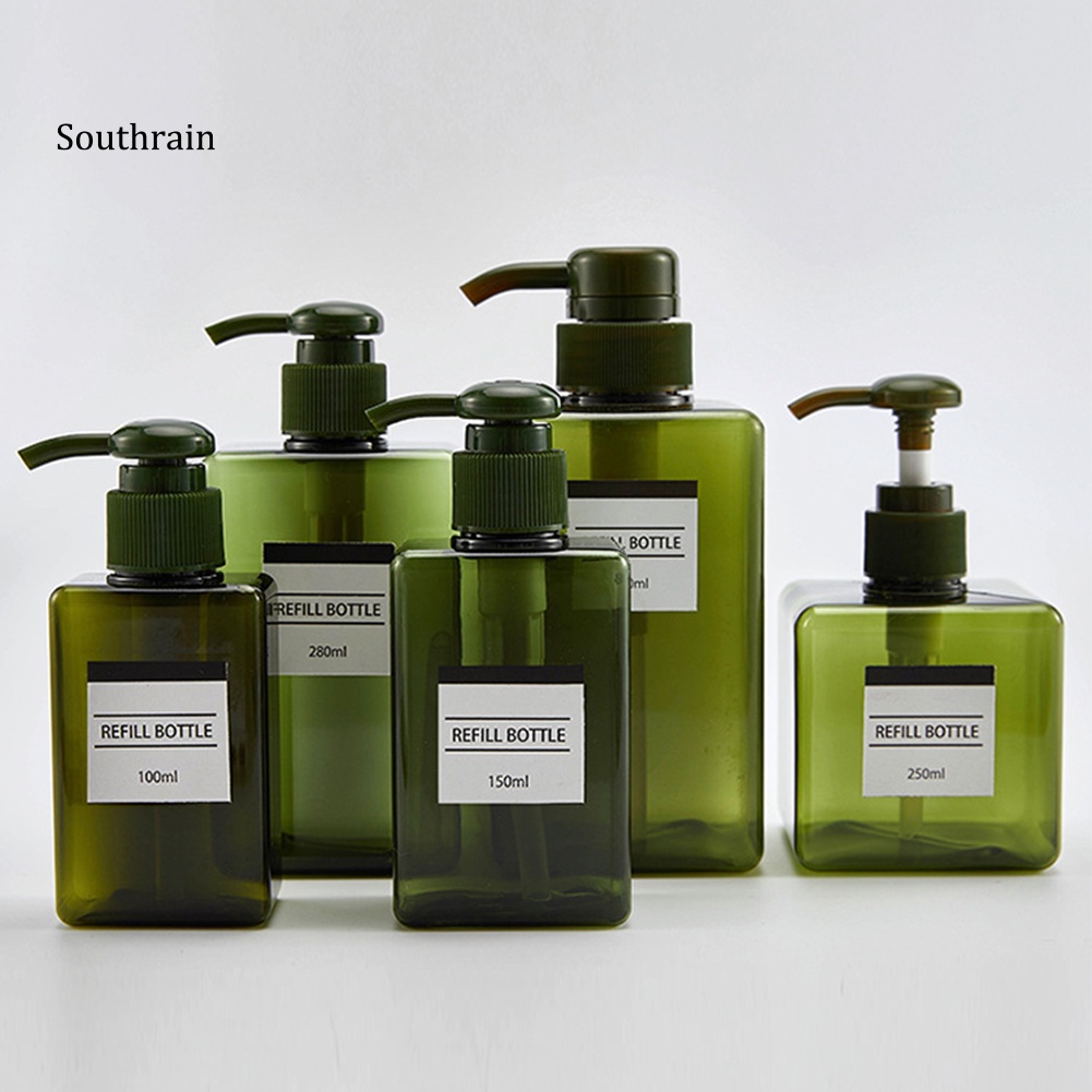 Bình Đựng Dầu Gội / Sữa Tắm Dạng Nhấn 100 / 150 / 250 / 280 / 450ml Tiện Dụng