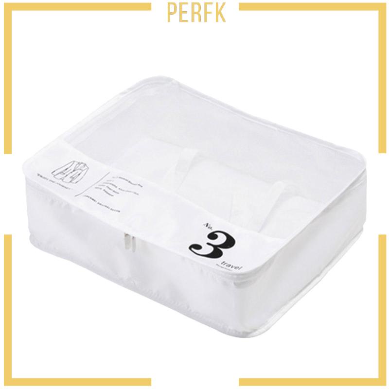 [Perfk] Túi Đựng Đồ Vệ Sinh Gọn Nhẹ Hình Khối Lập Phương Dùng Khi Đi Du Lịch