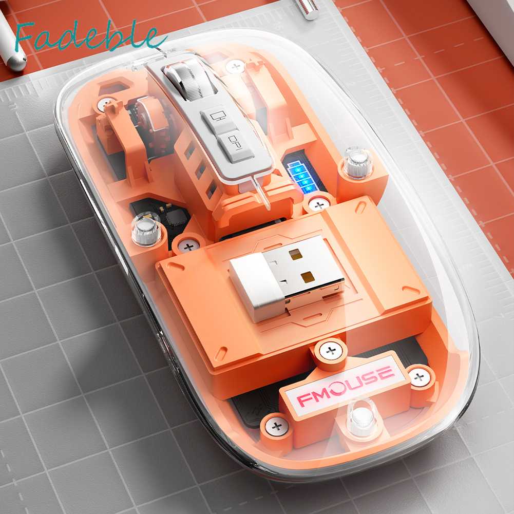 Chuột Cơ Chơi Game Type-C Trong Suốt Cho PC Laptop Notebook