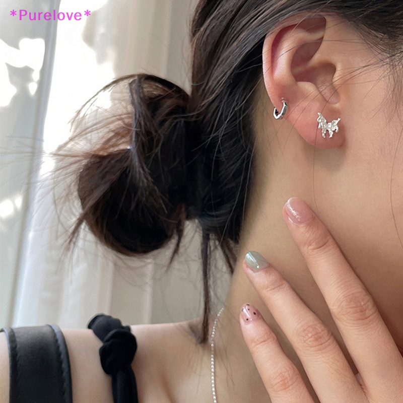 Bông Tai Hình Bướm Bằng Đá Nham Thạch Thời Trang Dành Cho Nữ Mới