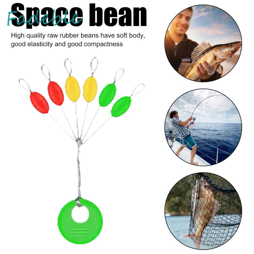 Set 10 / 60 Nút Chặn Dây Câu Hình Trụ Nhiều Màu Sắc