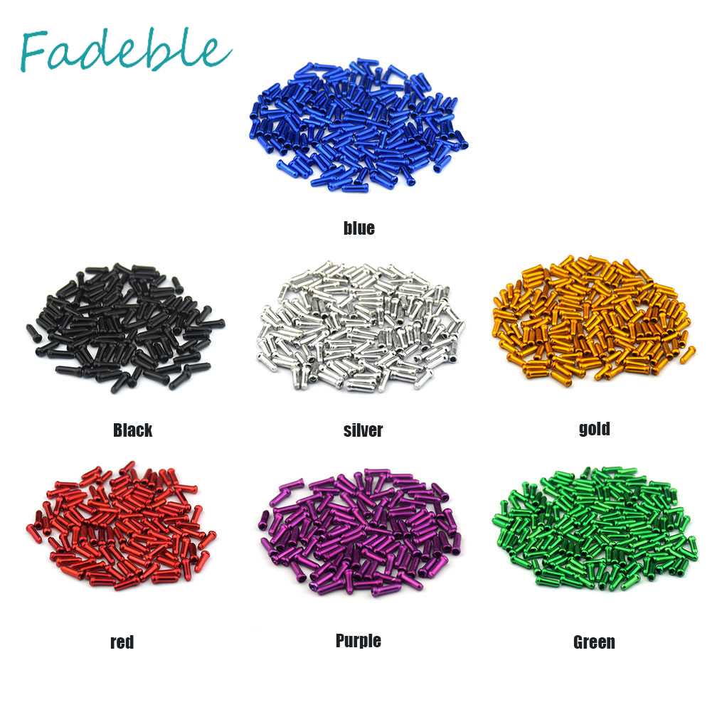 Set 50 Đầu Bọc Dây Phanh Xe Đạp Bằng Hợp Kim Nhôm