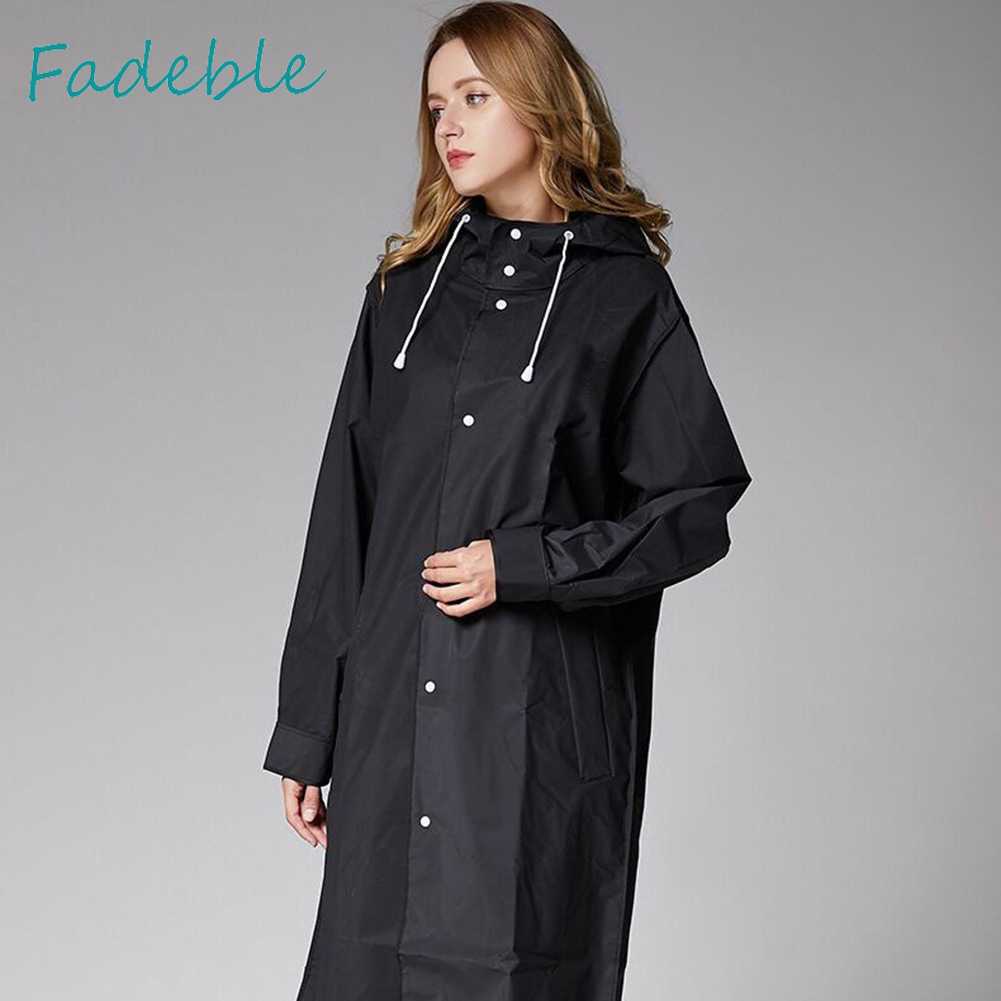 Áo Mưa Dáng Dài Chống Thấm Nước Có Mũ Trùm Tiện Lợi Dành Cho Nam Và Nữ