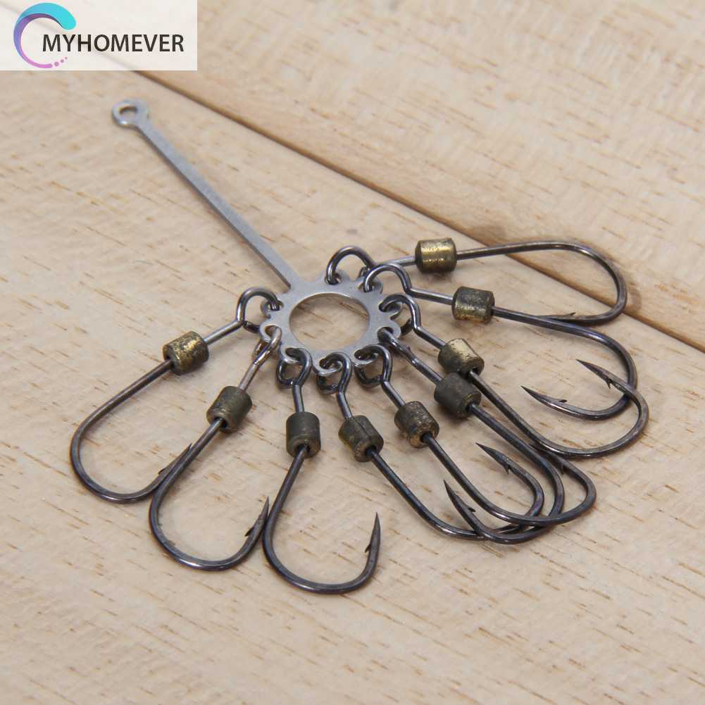 Set 2 Lưỡi Câu Cá Bằng Thép Cacbon Chất Lượng Cao #8