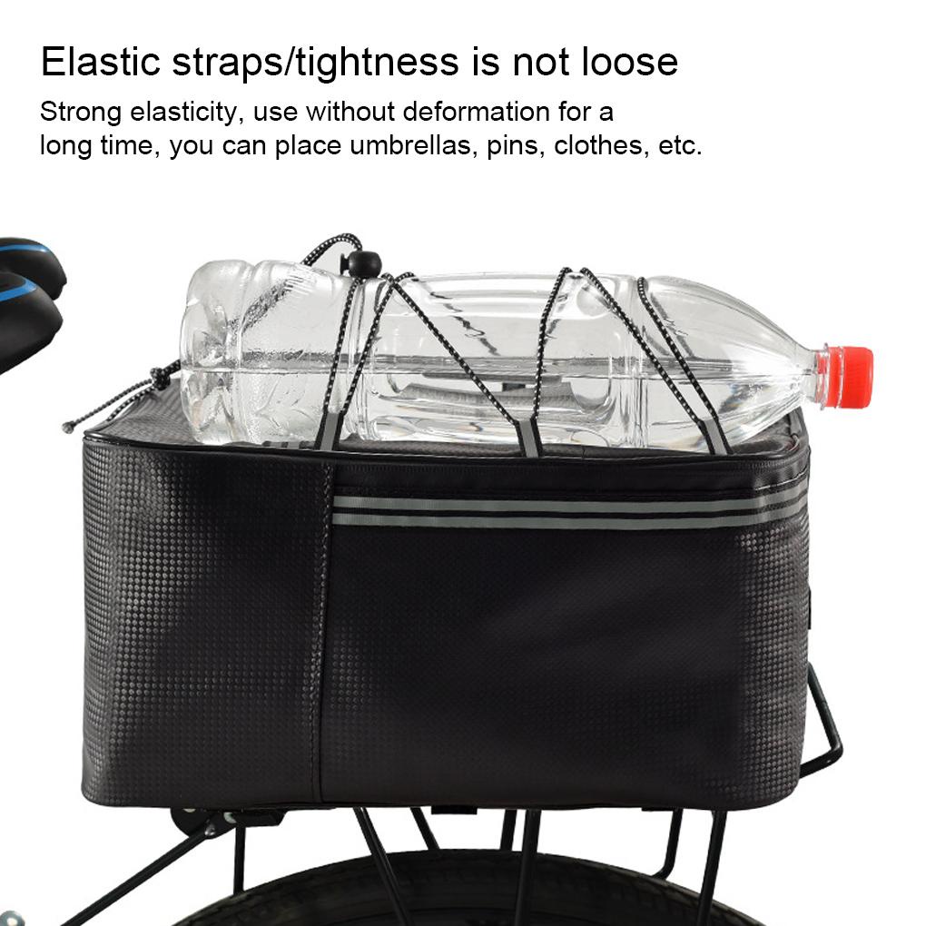 Túi Da PU Đựng Vật Dụng Gắn Yên Sau Xe Đạp Tiện Lợi