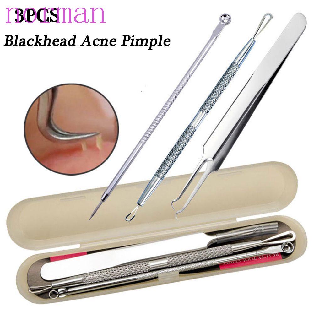 Bộ Dụng Cụ Hỗ Trợ Giảm Mụn NORMAN Bằng Thép Không Gỉ Chất Lượng Cao