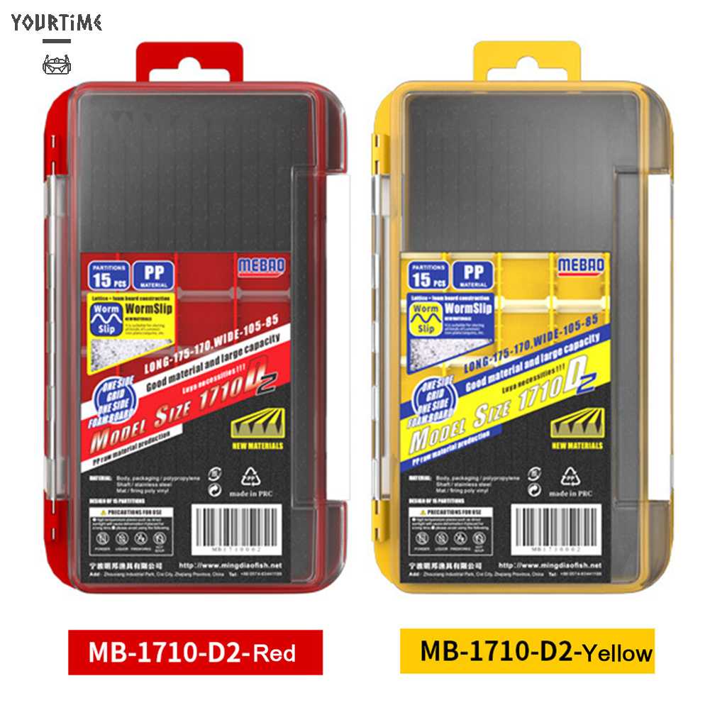 Hộp Đựng Mồi Câu Cá 2 Tầng Chống Thấm Nước Ốp