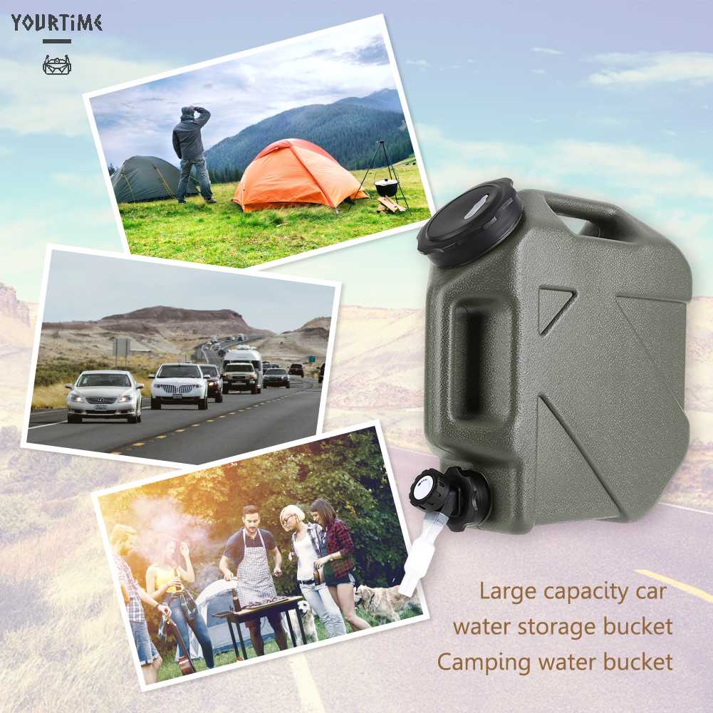 Bình Nước 10L Kèm Vòi Tiện Dụng Cho Hoạt Động Ngoài Trời