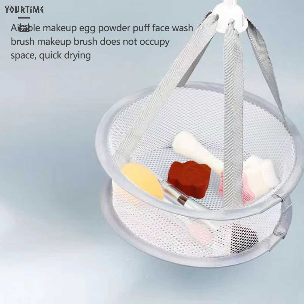 Túi Lưới Phơi Khô Cọ Trang Điểm Hình Trứng Gấp Gọn Được