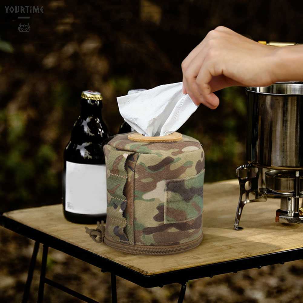 Giá Đỡ Cuộn Khăn Giấy Tiện Lợi Cắm Trại Ngoài Trời
