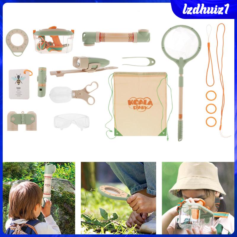 Bộ Ống Nhòm + Ba Lô + Lưới Bướm + Đèn Pin