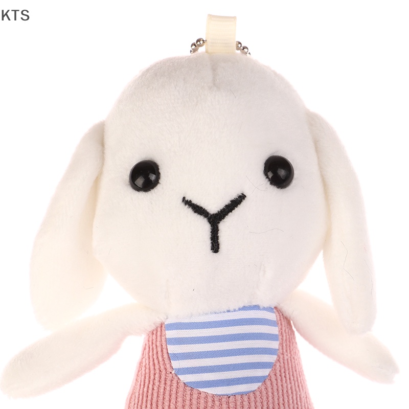1 Móc Khóa Thỏ Nhồi Bông 14cm Đáng Yêu Thời Trang