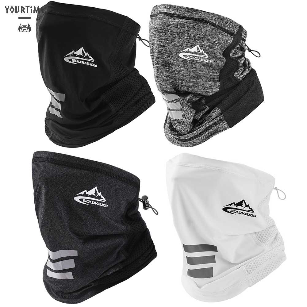 Khăn Bandana Lụa Lạnh Che Phủ Mặt Và Cổ Chống Tia UV Khi Chơi Thể Thao Ngoài Trời