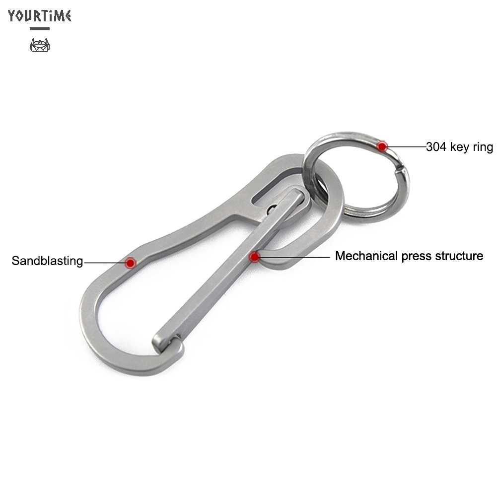 Móc Khóa Dây Thắt Lưng Leo Núi Bằng Thép Không Gỉ