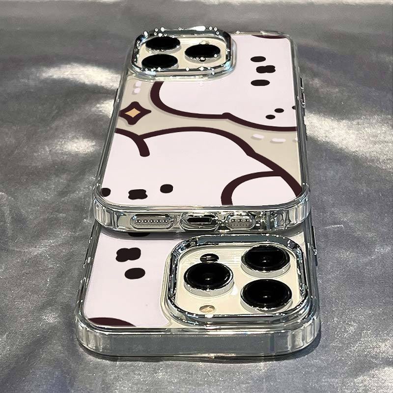 ✅Ốp Điện Thoại Dẻo Họa Tiết Chú Thỏ Dễ Thương Chống Sốc Cho Iphone12Max7 13 8 H2KI 14pro 14pro