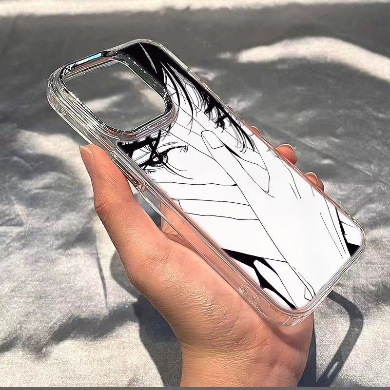 ✅Ốp Điện Thoại Mềm Chống Sốc Kiểu Dáng Đơn Giản Cho iPhone12 11 Mắt plus14pro / Cool 813 Apple 7 D7H1