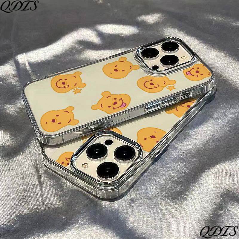 ✅Ốp Điện Thoại Dẻo Họa Tiết Hoạt Hình Gấu Pooh Dễ Thương Chống Sốc Cho iPhone12 137 / max11 Over 814proplus 95AJ