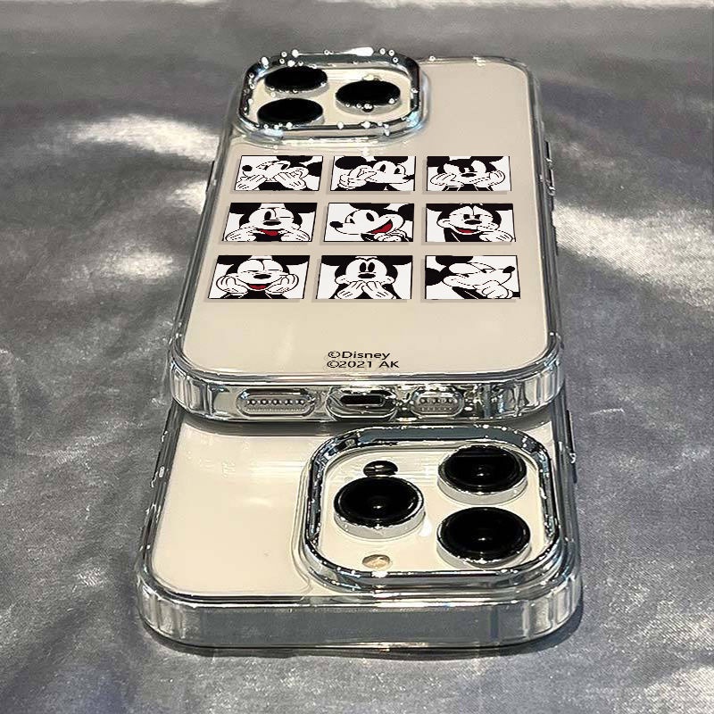 ✅Ốp Điện Thoại Dẻo Họa Tiết Mickey Dễ Thương Chống Sốc Cho Iphone11 14pro max 13 7iPhone128plus / N3LX