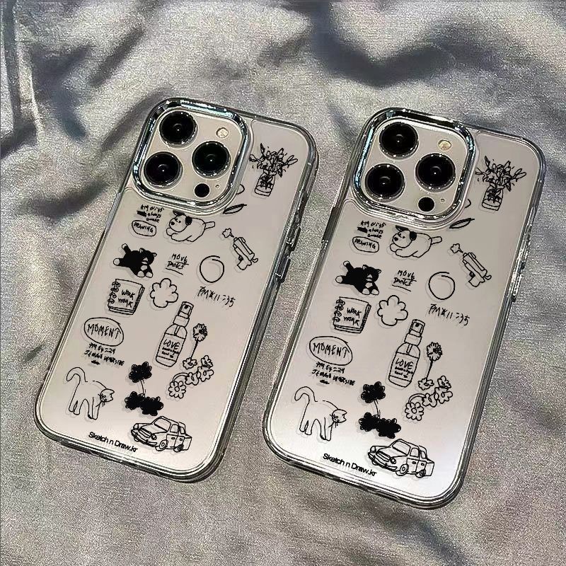 ✅Ốp Điện Thoại Mềm Chống Sốc Họa Tiết Hoạt Hình Cho Iphone 11iPhone12 7In plus8 14pro 13max