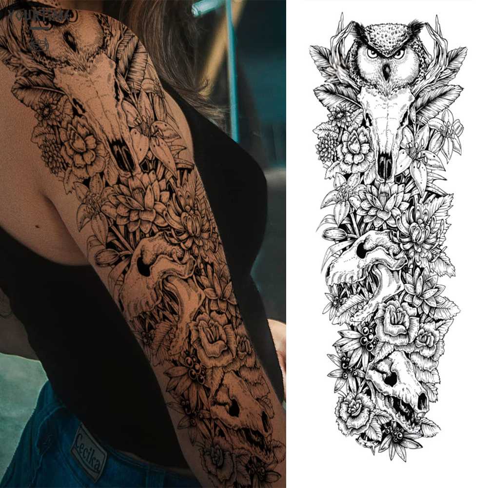 Hình Xăm Dán 3D Chống Nước Kinh Dị Cho Trẻ Em