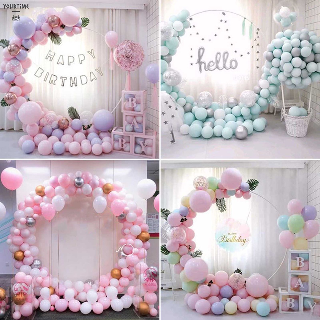 Bộ Giá Đỡ Vòm + Đế Tròn Gắn Bong Bóng Trang Trí Tiệc Cưới / Sinh Nhật