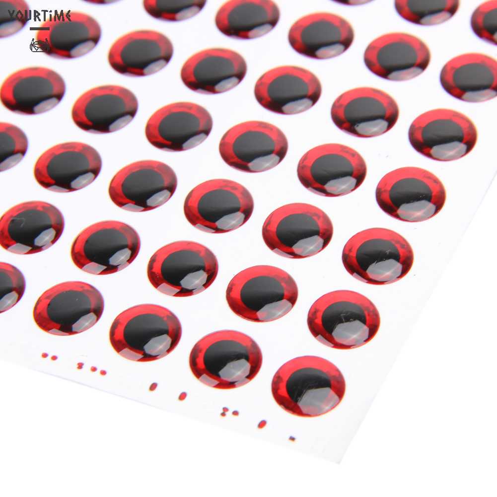 Set 100 Mắt Cá 3D 3-20mm Bằng Nhựa Dùng Để Trang Trí