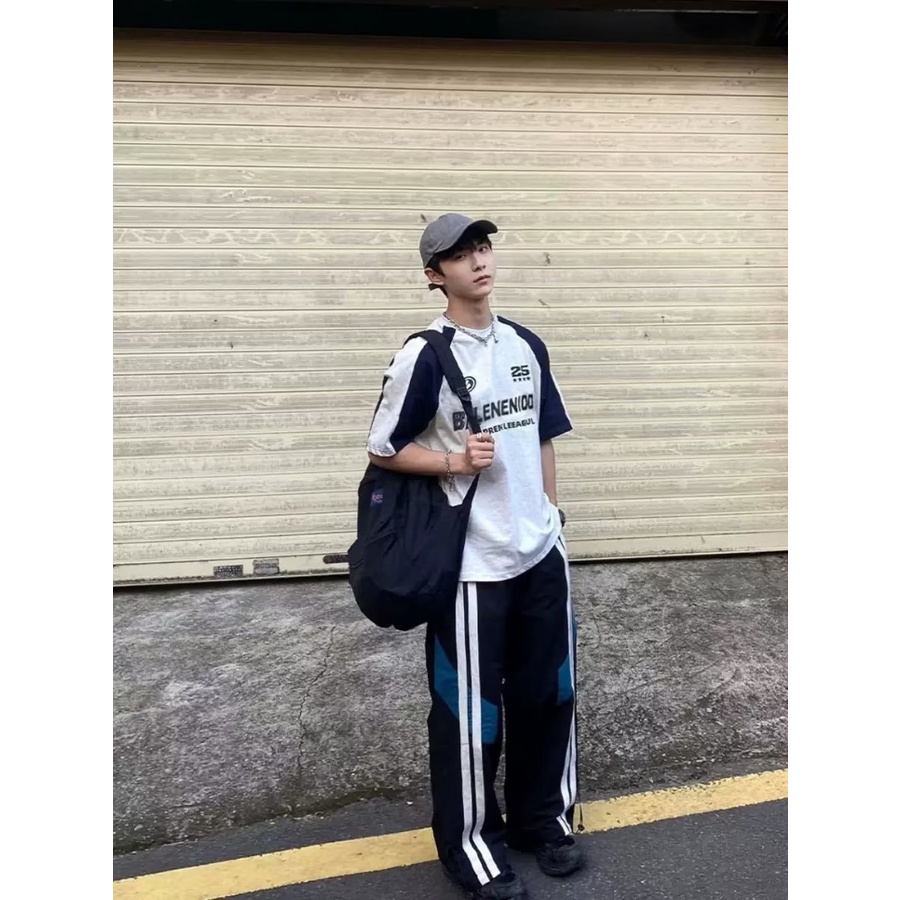 Áo Thun Bóng Chày Tay Ngắn Thời Trang Mùa Hè Cho Nam