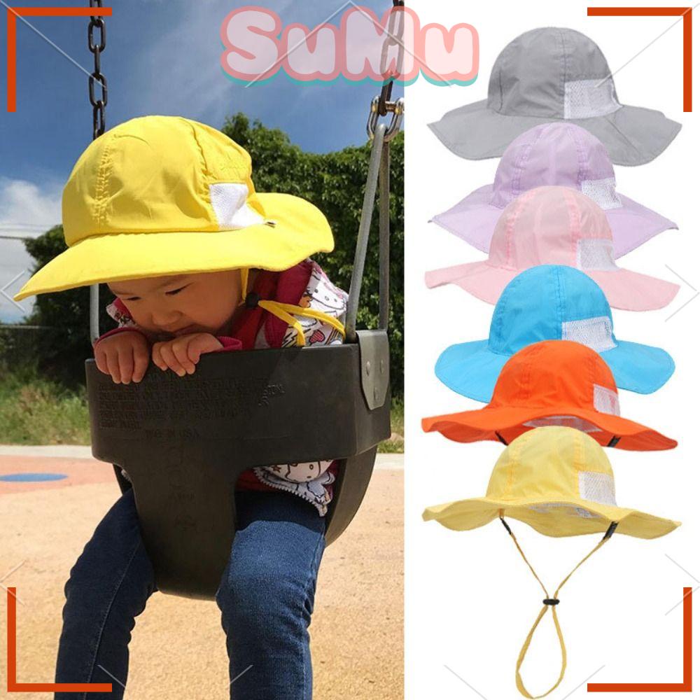 SUMU Mũ Panama Chống Nắng Ngoài Trời Thời Trang Xuân Hè Dành Cho Bé