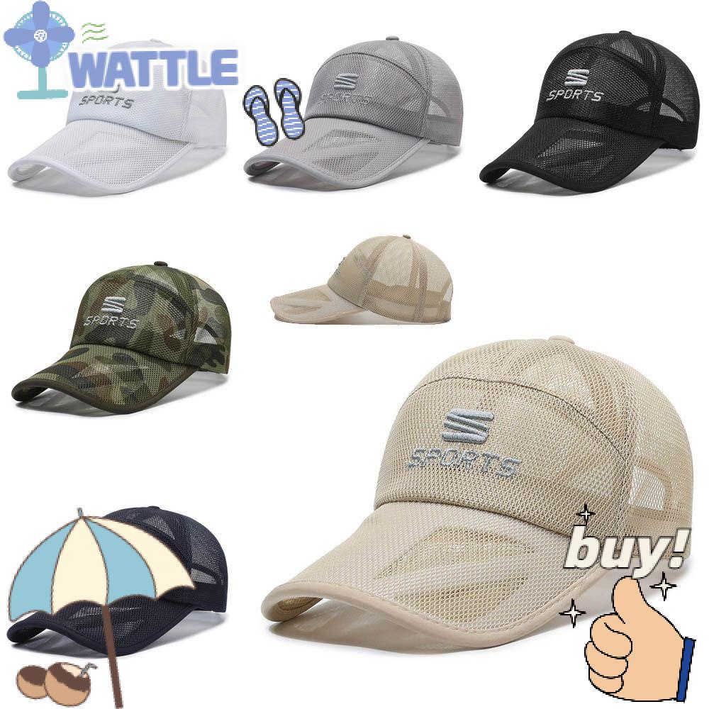 Mũ Lưỡi Trai Thể Thao Phối Lưới Thoáng Khí Nhanh Khô Thời Trang Cho Nam Và Nữ