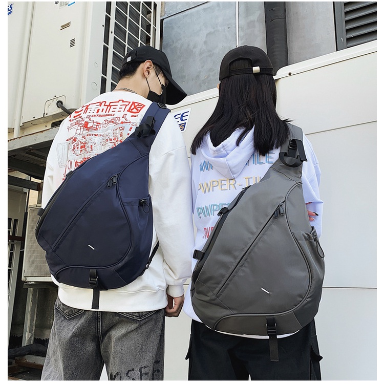 Túi Đeo Chéo Một Bên Vai Dung Tích Lớn Phong Cách Thể Thao Cho Nam