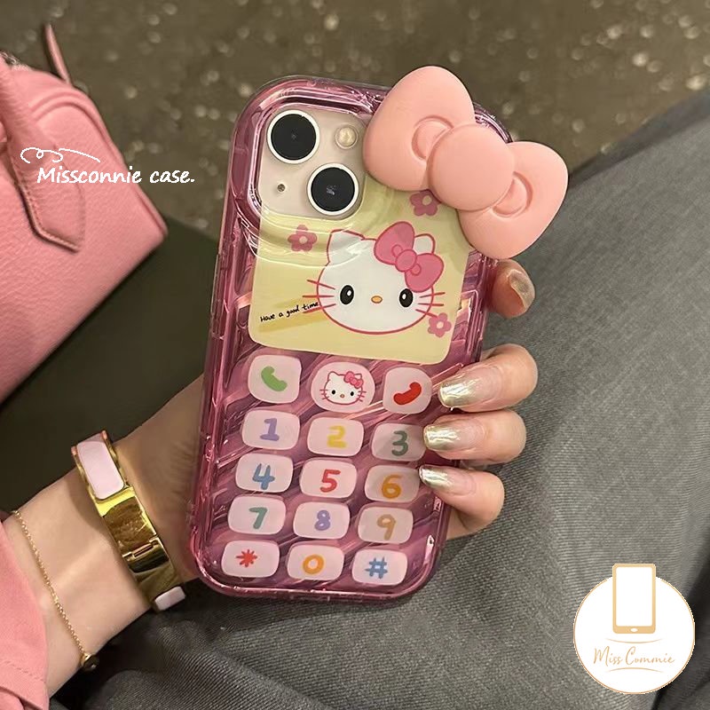 Ốp Điện Thoại Dẻo Màu Laser Hình Hello Kitty 3D Cho IPhone 11 12 13 14 Pro MAX 7 8 6 6S Plus XR X XS MAX SE 2020