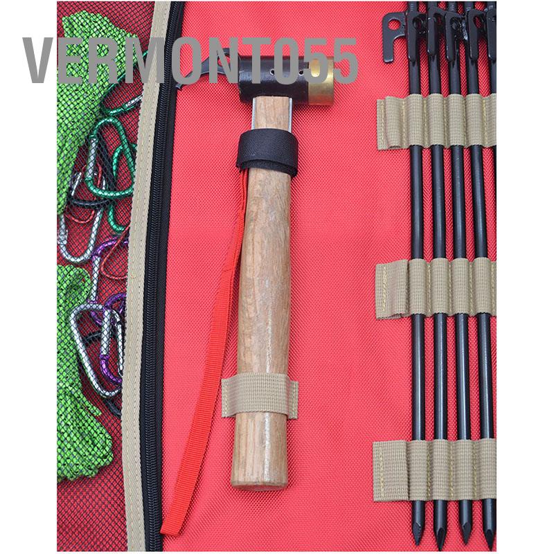 Vermont055 Cọc Lều Túi Bảo Quản Cắm Trại Di Động Chống Nước Vải Oxford Búa Dụng Cụ