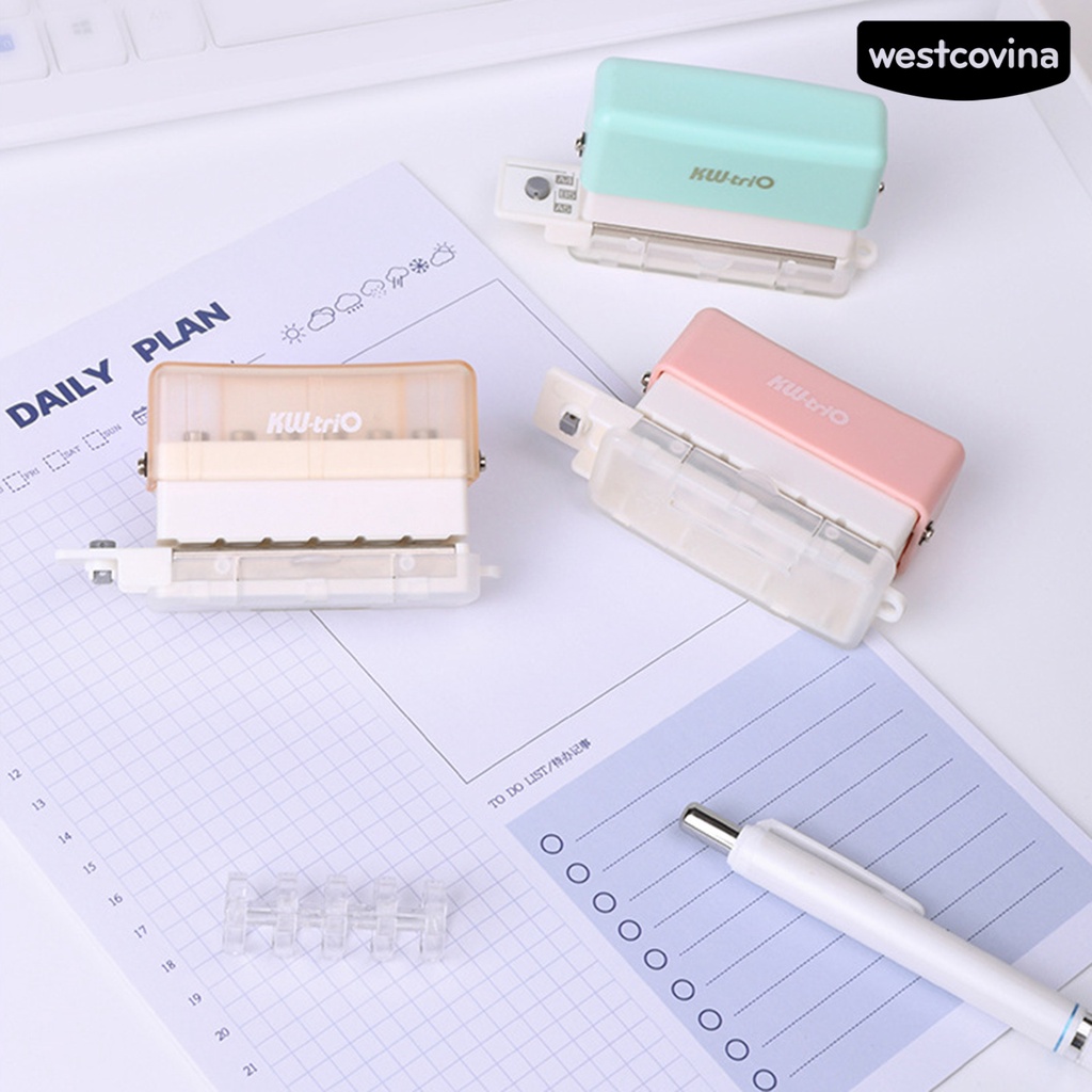 [WSTN] [WSTN]✎Máy Đục Lỗ 6 Lỗ Giúp Tiết Kiệm Sức Tiện Dụng