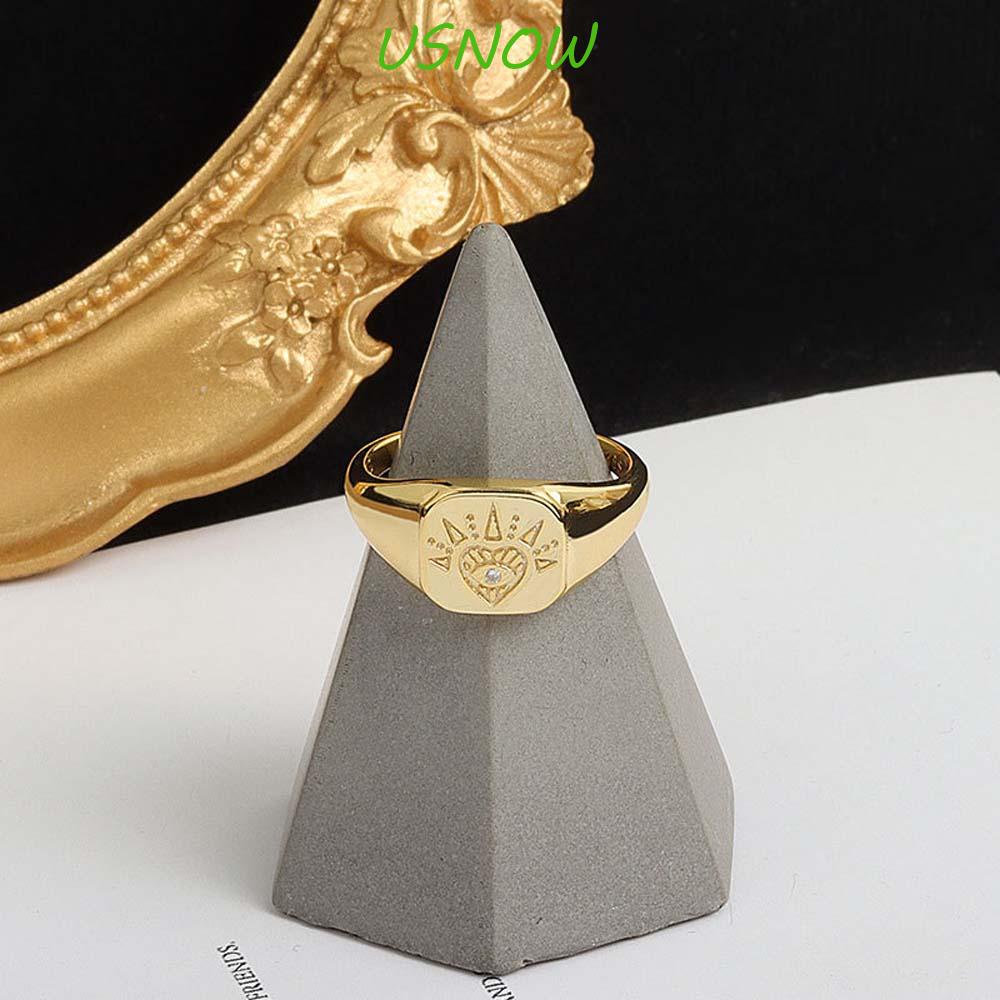 Nhẫn Hở Họa Tiết Hình Học Phong Cách Âu Mỹ Thời Trang Cho Nữ