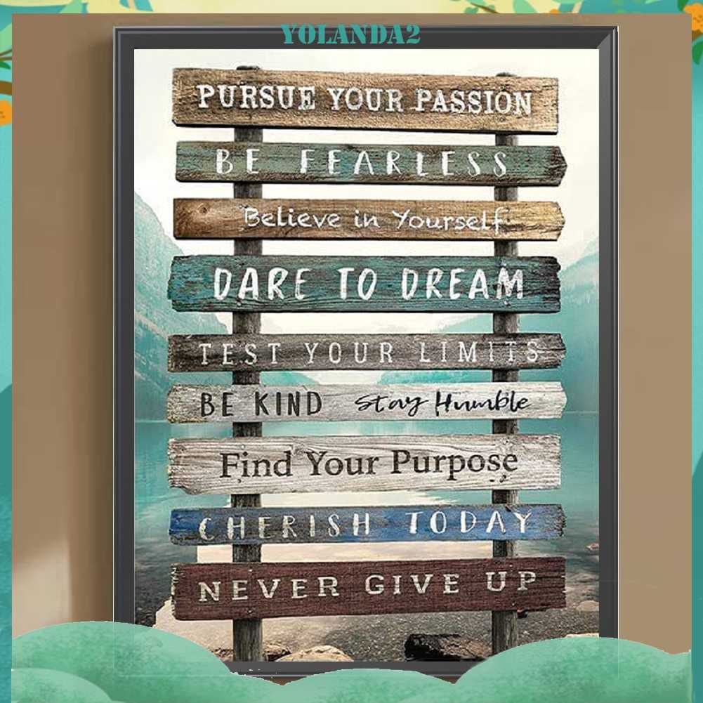 Tranh Đính Đá Kim Cương Toàn Bộ 5D DIY Hình Chữ Cái