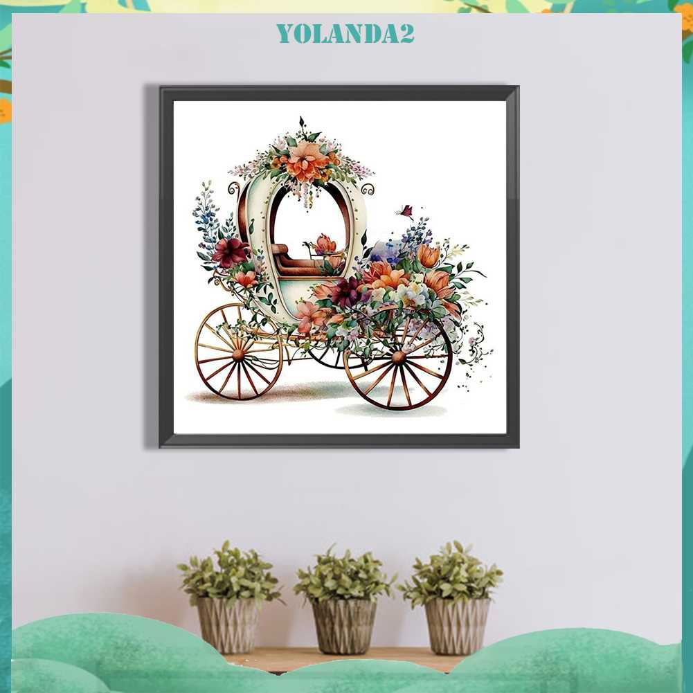 Tranh Đính Đá Kim Cương Toàn Bộ 5D DIY Hình Vẽ Phương Tiện Giao Thông