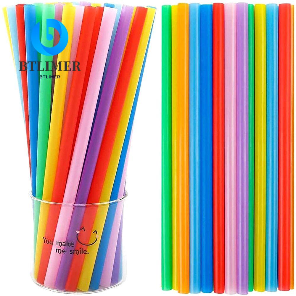 Bộ 100 Ống Hút Nhiều Màu Sắc Dùng Một Lần Trang Trí Tiệc Cưới