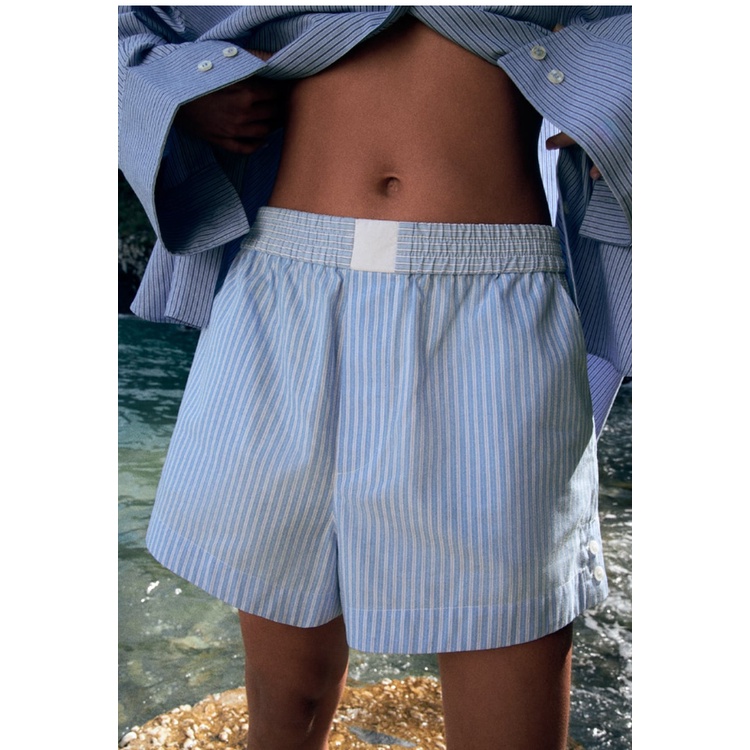 Zara Mùa Hè Mới Phù Hợp Với Sọc Chắp Vá Mới 3301278 3125277 3127277 3451277