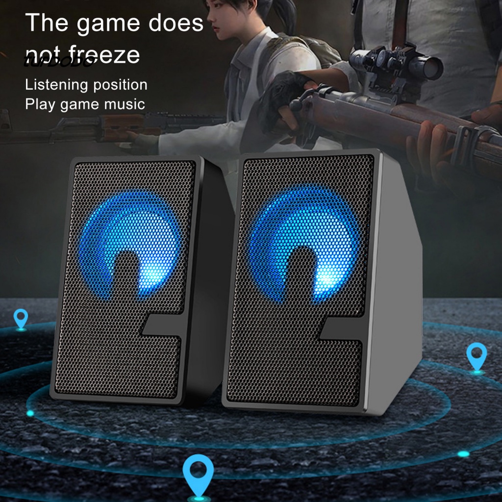 Loa Có Dây turbobo Âm Thanh Siêu Trầm Bằng Nhựa ABS USB Chống Từ Tính Cho Sân Vườn Ngoài Trời