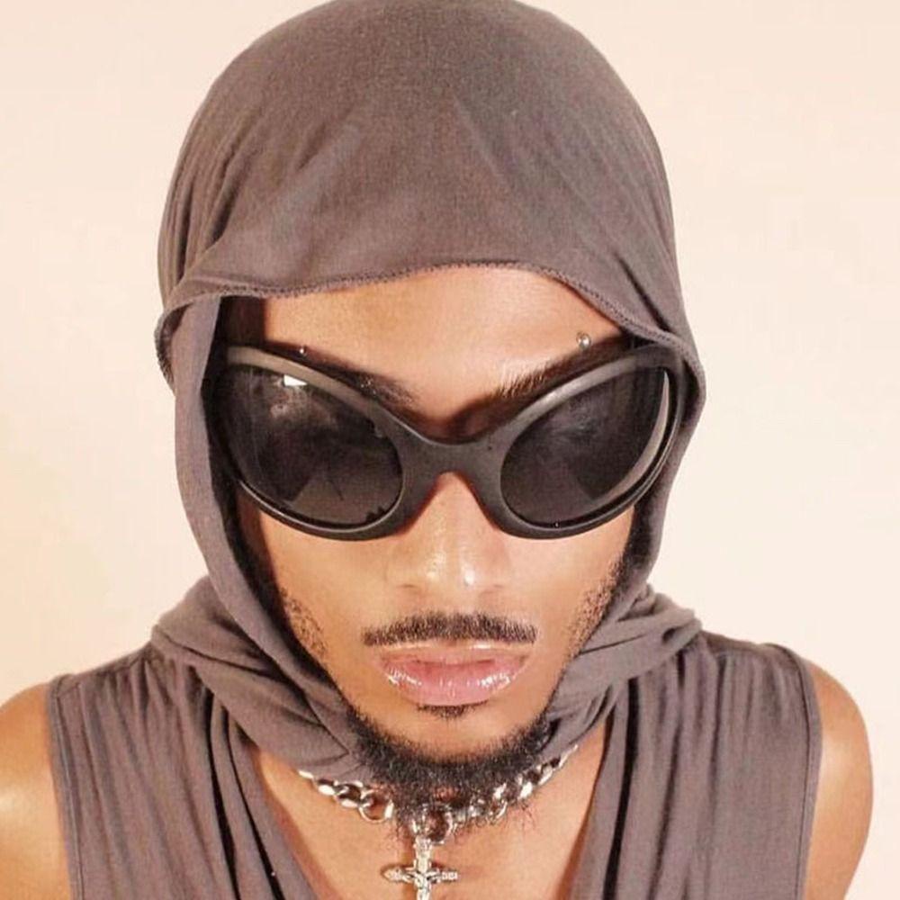 Kính Mát Oversize Chống Tia UV400 Y2K Phong Cách Hip Hop Cho Nam Và Nữ