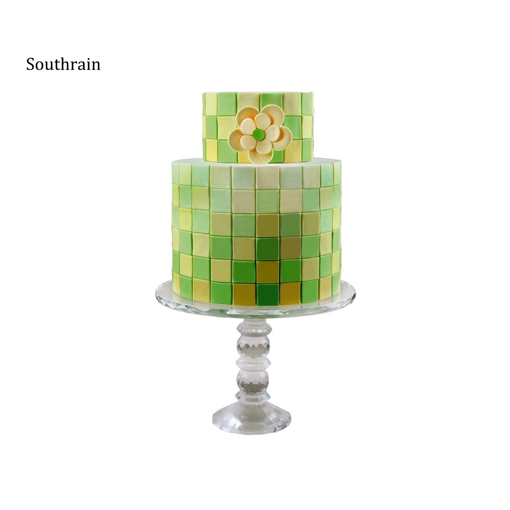 Set 3 Khuôn Cắt Bánh Hình Vuông Bằng Nhựa Tiện Dụng