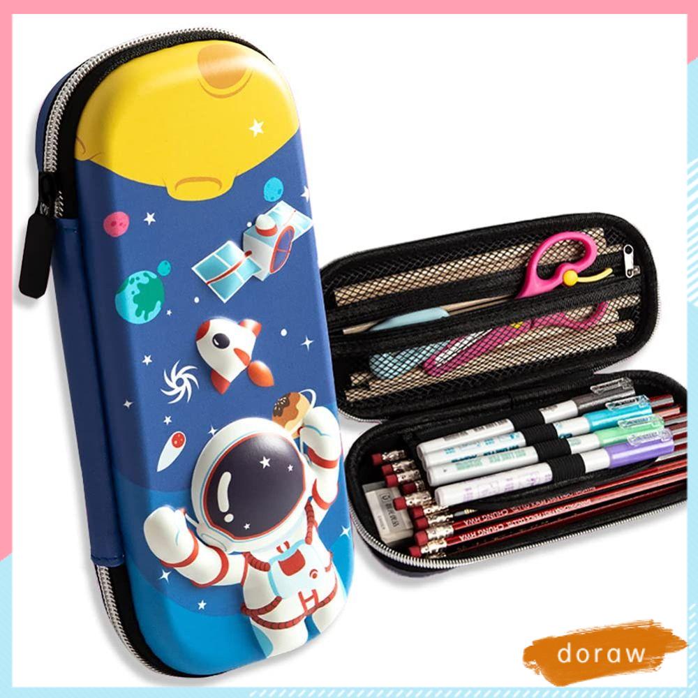 Túi Đựng Bút EVA Họa Tiết Động Vật Hoạt Hình 3D Sức Chứa Lớn