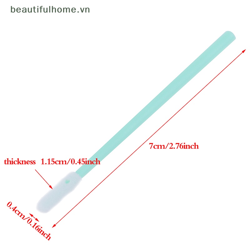 Bộ 100 Tăm Bông Cotton Dùng Vệ Sinh Máy In Không Bụi Tiện Dụng