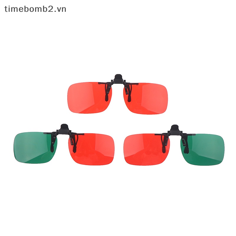 1x Kính Râm Chỉnh Sửa Tư Thế Kẹp Có Thể Gập Lại Màu Xanh Lá / Đỏ Dành Cho Trẻ Em