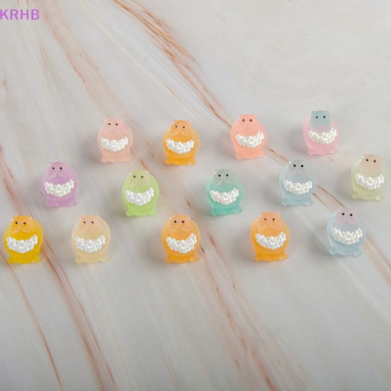 Krhb Set 5 Tượng Nhỏ Phát Sáng Trong Bóng Tối Trang Trí Tiểu Cảnh Craf Mới